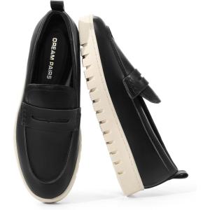 image:imageDREAM PAIRS Womens Arch Support Slip On LoafersBlackpu