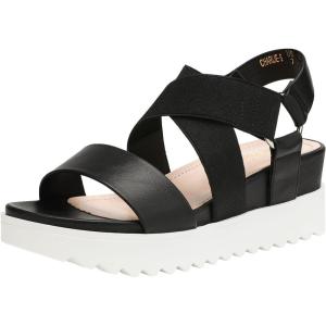 image:imageDREAM PAIRS Womens Open Toe Ankle Strap Platform Wedge SandalsBlack