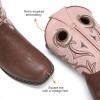 image:imageDREAM PAIRS Boys Cowboy Boots Kids Classic Western Boots Square Toe Girls Cowgirl Boots for ToddlerLittle KidBig KidPink