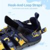 image:imageDREAM PAIRS Boys Girls Outdoor Athletic Sport Sandals Summer Hiking Beach Casual Closed Toe Rainbow Multicolor for ToddlerLittleBig KidsDark BlueCamo