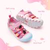image:imageDREAM PAIRS Boys Girls Outdoor Athletic Sport Sandals Summer Hiking Beach Casual Closed Toe Rainbow Multicolor for ToddlerLittleBig KidsPinkRainbow