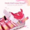 image:imageDREAM PAIRS Boys Girls Outdoor Athletic Sport Sandals Summer Hiking Beach Casual Closed Toe Rainbow Multicolor for ToddlerLittleBig KidsPinkRainbow