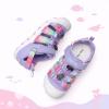 image:imageDREAM PAIRS Boys Girls Outdoor Athletic Sport Sandals Summer Hiking Beach Casual Closed Toe Rainbow Multicolor for ToddlerLittleBig KidsPurple