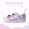 image:imageDREAM PAIRS Boys Girls Outdoor Athletic Sport Sandals Summer Hiking Beach Casual Closed Toe Rainbow Multicolor for ToddlerLittleBig KidsPurple