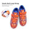 image:imageDREAM PAIRS Boys Girls Soccer Cleats Kids Football Shoes for LittleBig KidOrangeBlue