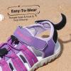 image:imageDREAM PAIRS Boys Girls Summer Outdoor Athletic Sport Sandals Hiking Beach Casual Closed Toe Adjustable Multicolor for ToddlerLittleBig KidsAll Purple