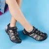 image:imageDREAM PAIRS Boys Girls Summer Outdoor Athletic Sport Sandals Hiking Beach Casual Closed Toe Adjustable Multicolor for ToddlerLittleBig KidsBlackGrey