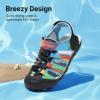 image:imageDREAM PAIRS Boys Girls Summer Outdoor Athletic Sport Sandals Hiking Beach Casual Closed Toe Adjustable Multicolor for ToddlerLittleBig KidsBlueBlack