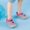 image:imageDREAM PAIRS Boys Girls Summer Outdoor Athletic Sport Sandals Hiking Beach Casual Closed Toe Adjustable Multicolor for ToddlerLittleBig KidsFuchsiaCyanNeonGreen