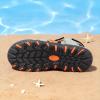 image:imageDREAM PAIRS Boys Girls Summer Outdoor Athletic Sport Sandals Hiking Beach Casual Closed Toe Adjustable Multicolor for ToddlerLittleBig KidsGreenOrange