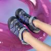 image:imageDREAM PAIRS Boys Girls Summer Outdoor Athletic Sport Sandals Hiking Beach Casual Closed Toe Adjustable Multicolor for ToddlerLittleBig KidsGreyRoyal