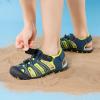 image:imageDREAM PAIRS Boys Girls Summer Outdoor Athletic Sport Sandals Hiking Beach Casual Closed Toe Adjustable Multicolor for ToddlerLittleBig KidsNavyNeonGreen