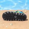 image:imageDREAM PAIRS Boys Girls Summer Outdoor Athletic Sport Sandals Hiking Beach Casual Closed Toe Adjustable Multicolor for ToddlerLittleBig KidsRainbowBlue