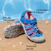 image:imageDREAM PAIRS Boys Girls Summer Outdoor Athletic Sport Sandals Hiking Beach Casual Closed Toe Adjustable Multicolor for ToddlerLittleBig KidsRoyalFuchsia