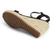 image:imageDREAM PAIRS Espadrilles Wedge Sandals for Women Womens Open Toe Summer Dressy Sandals with Adjustable Ankle Strap and Soft FootbedBlack