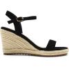 image:imageDREAM PAIRS Espadrilles Wedge Sandals for Women Womens Open Toe Summer Dressy Sandals with Adjustable Ankle Strap and Soft FootbedBlack