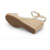 image:imageDREAM PAIRS Espadrilles Wedge Sandals for Women Womens Open Toe Summer Dressy Sandals with Adjustable Ankle Strap and Soft FootbedGold