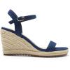 image:imageDREAM PAIRS Espadrilles Wedge Sandals for Women Womens Open Toe Summer Dressy Sandals with Adjustable Ankle Strap and Soft FootbedNavy