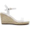 image:imageDREAM PAIRS Espadrilles Wedge Sandals for Women Womens Open Toe Summer Dressy Sandals with Adjustable Ankle Strap and Soft FootbedWhite