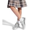 image:imageDREAM PAIRS Girls Boys Sneakers Tennis School Shoes Casual Walking Storybook Footwear for LittleBig KidsSilver
