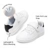 image:imageDREAM PAIRS Girls Boys Sneakers Tennis School Shoes Casual Walking Storybook Footwear for LittleBig KidsWhiteBlack