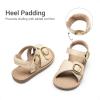 image:imageDREAM PAIRS Girls Sandals Fashion Sandal with Adjustable Straps OpenToe Comfortable Summer Shoes for Toddler Little KidBeige
