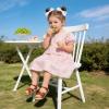 image:imageDREAM PAIRS Girls Sandals Fashion Sandal with Adjustable Straps OpenToe Comfortable Summer Shoes for Toddler Little KidBrown