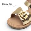 image:imageDREAM PAIRS Girls Sandals Fashion Sandal with Adjustable Straps OpenToe Comfortable Summer Shoes for Toddler Little KidGold