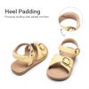 image:imageDREAM PAIRS Girls Sandals Fashion Sandal with Adjustable Straps OpenToe Comfortable Summer Shoes for Toddler Little KidYellow