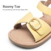 image:imageDREAM PAIRS Girls Sandals Fashion Sandal with Adjustable Straps OpenToe Comfortable Summer Shoes for Toddler Little KidYellow