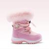 image:imageDREAM PAIRS Girls Toddler Snow Boots Slip Resistant Faux Fur Lined Mid Calf Little Kids Winter ShoesPink