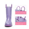 image:imageDREAM PAIRS Kids Rain Boots Glitter Boys Girls with Easyon Handles Sparkly Waterproof Boots Outdoor Playing Rain Boots UnisexChildPurple