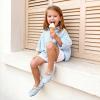 image:imageDREAM PAIRS Little Girls Toddler Ballet Flats Dress Shoes Mary Janes ShoesLight Blue