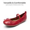 image:imageDREAM PAIRS Little Girls Toddler Ballet Flats Dress Shoes Mary Janes ShoesRed