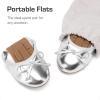 image:imageDREAM PAIRS Little Girls Toddler Ballet Flats Dress Shoes Mary Janes ShoesSilver