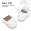image:imageDREAM PAIRS Little Girls Toddler Ballet Flats Dress Shoes Mary Janes ShoesWhite