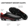 image:imageDREAM PAIRS Mens Firm Ground Soccer Cleats ShoesBlackRed