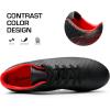 image:imageDREAM PAIRS Mens Firm Ground Soccer Cleats ShoesBlackRed