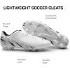 image:imageDREAM PAIRS Mens Firm Ground Soccer Cleats ShoesWhiteBlack