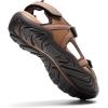 image:imageDREAM PAIRS Mens Sandals Hiking Water Beach Sport Outdoor Athletic Arch Support Summer SandalsAll Brown