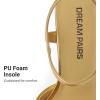image:imageDREAM PAIRS Platform Heels for Women Square Toe Chunky High Heels Ankle Strap Sandals for Wedding Party Formal EventGold