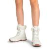 image:imageDREAM PAIRS Snow Boots for Women Waterproof Mid Calf Lace Up Duck Boots Warm Faux Fur FuzzyGo Bold Winter Boots for OutdoorBeige