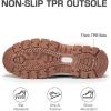 image:imageDREAM PAIRS Snow Boots for Women Waterproof Mid Calf Lace Up Duck Boots Warm Faux Fur FuzzyGo Bold Winter Boots for OutdoorBeige