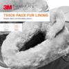image:imageDREAM PAIRS Snow Boots for Women Waterproof Mid Calf Lace Up Duck Boots Warm Faux Fur FuzzyGo Bold Winter Boots for OutdoorLight Grey