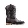 image:imageDREAM PAIRS Toddler Cowboy Boots Cowgirl Boots for Girls Square Toe Mid Calf Boys Western Fashion Riding Shoes for ToddlerLittle KidBig KidBrownBlack