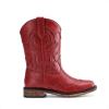 image:imageDREAM PAIRS Toddler Cowboy Boots Cowgirl Boots for Girls Square Toe Mid Calf Boys Western Fashion Riding Shoes for ToddlerLittle KidBig KidRed