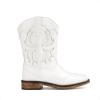 image:imageDREAM PAIRS Toddler Cowboy Boots Cowgirl Boots for Girls Square Toe Mid Calf Boys Western Fashion Riding Shoes for ToddlerLittle KidBig KidWhite