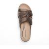 image:imageDREAM PAIRS Women Arch Support Slide Sandals Adjustable Straps Slip On Wedge Sandals Casual Comfort Lightweight Flat SlidesBronze