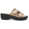 image:imageDREAM PAIRS Women Arch Support Slide Sandals Adjustable Straps Slip On Wedge Sandals Casual Comfort Lightweight Flat SlidesNude
