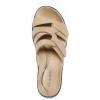 image:imageDREAM PAIRS Women Arch Support Slide Sandals Adjustable Straps Slip On Wedge Sandals Casual Comfort Lightweight Flat SlidesNude
